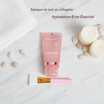 Masque Visage au Collagène avec Pinceau – Hydratant, Éclat & Élasticité